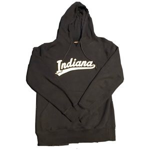 Small State of Mind Indiana Navy Blue Mens/Womens Hoodie